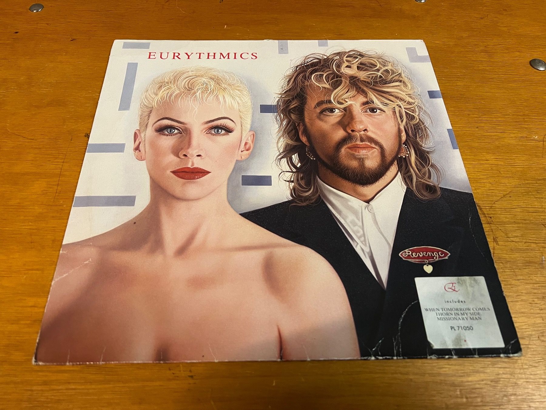 Schallplatten: Disque 33T revenge de Eurythmics – Gebraucht aus Villars sur Glane von