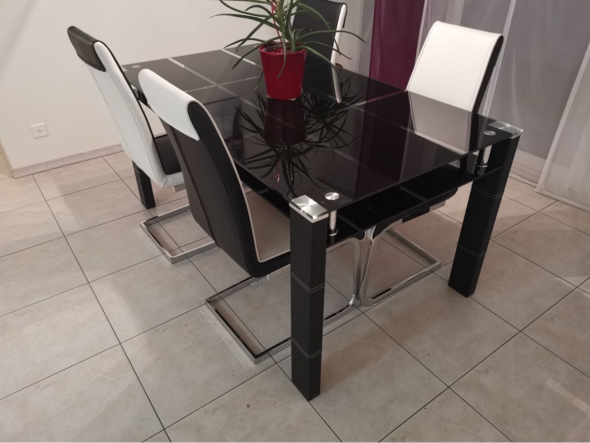 Tables: Esstisch aus Glas – D'occasion à Neudorf par MechPal