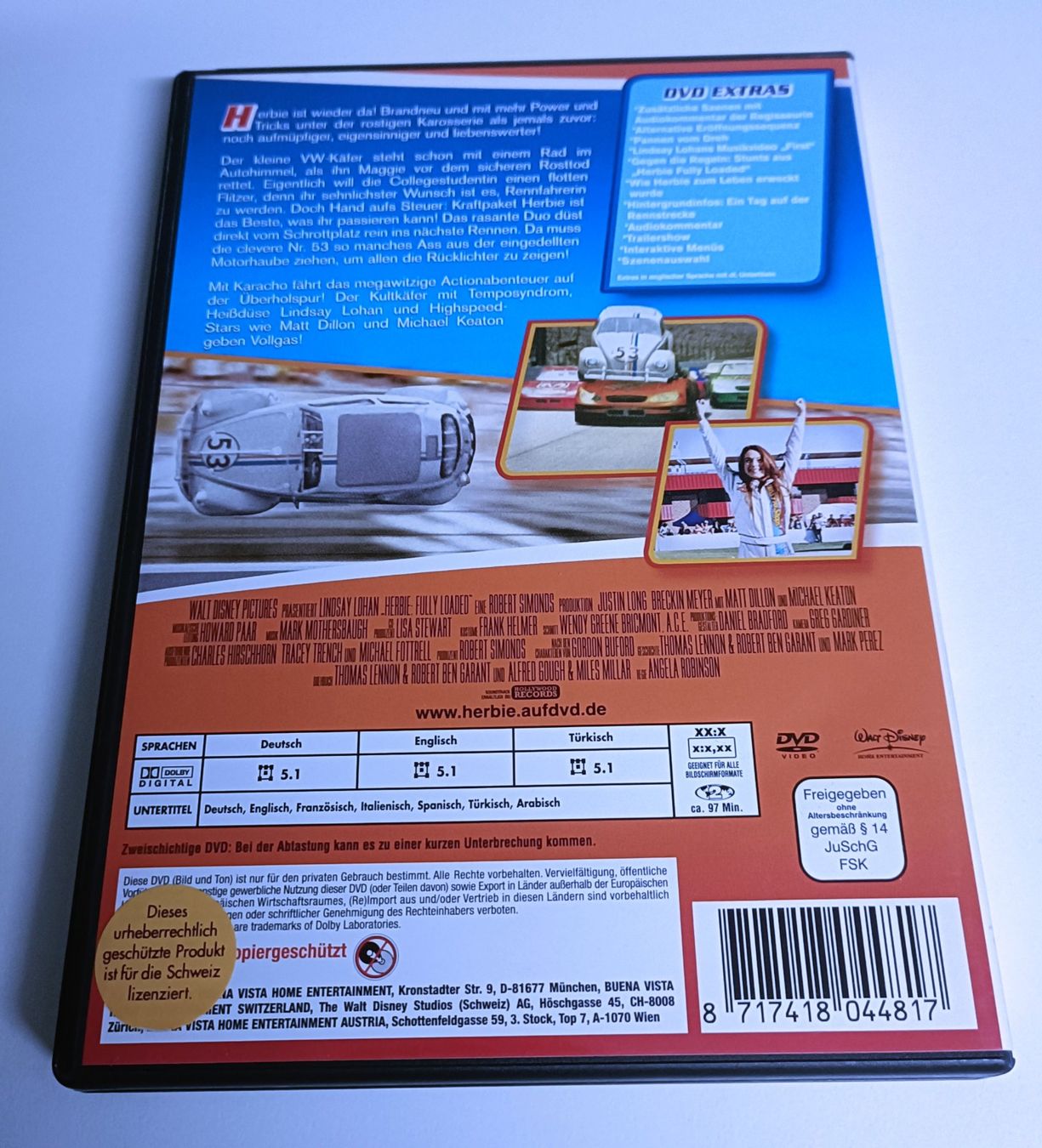 Tutti i DVDs: HERBIE FULLY LOADED – Usato da Köniz venduto da Movieportal007 1
