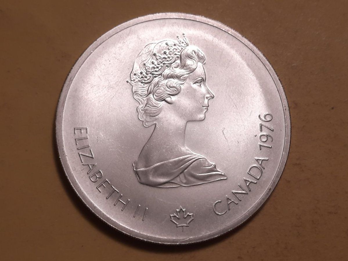 Tutti le monete: Kanada 10 Dollar "Olympiade Montreal 1976" Silber – Usato da Buchs SG venduto da numispatica 1