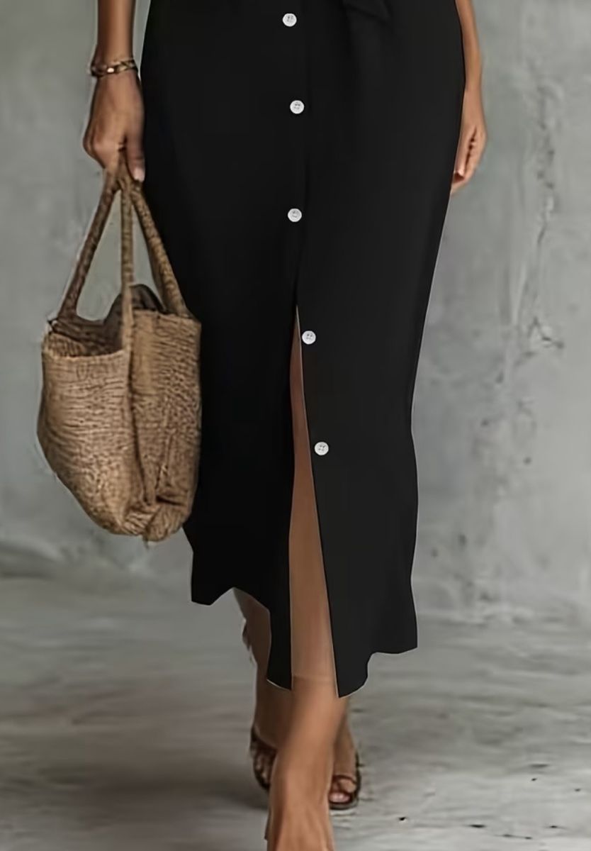 Vestiti: Chic Maxi Abito camicetta di viscosa e cotone-tg M/L-nuovo – Nuovo e nell'imballaggio originale da Gordevio venduto da LanaZimm 3