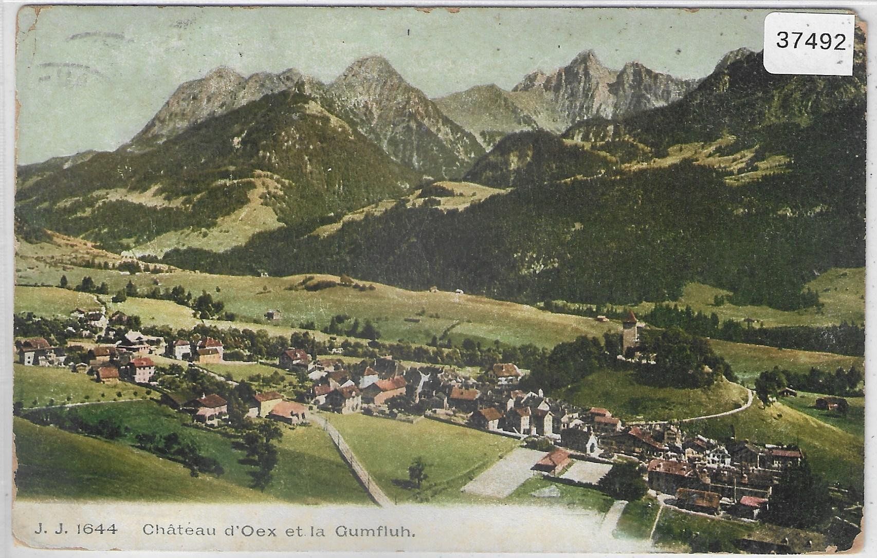Ansichtskarten: Chateau d'Oex et la Gumfluh – Gebraucht aus Ettingen von Kartenplanet