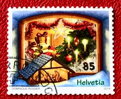 Nr.1526 Krippe  GESTEMPELT 2014  ﻿  