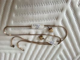 Kette und 2 x Anhänger 925 Silber