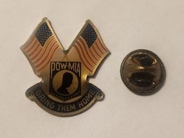 Pin's POW-MIA, bring them home drapeaux USA collector