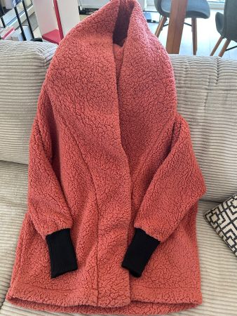NOISY MAY Teddyjacke Koralle Grösse S gebraucht