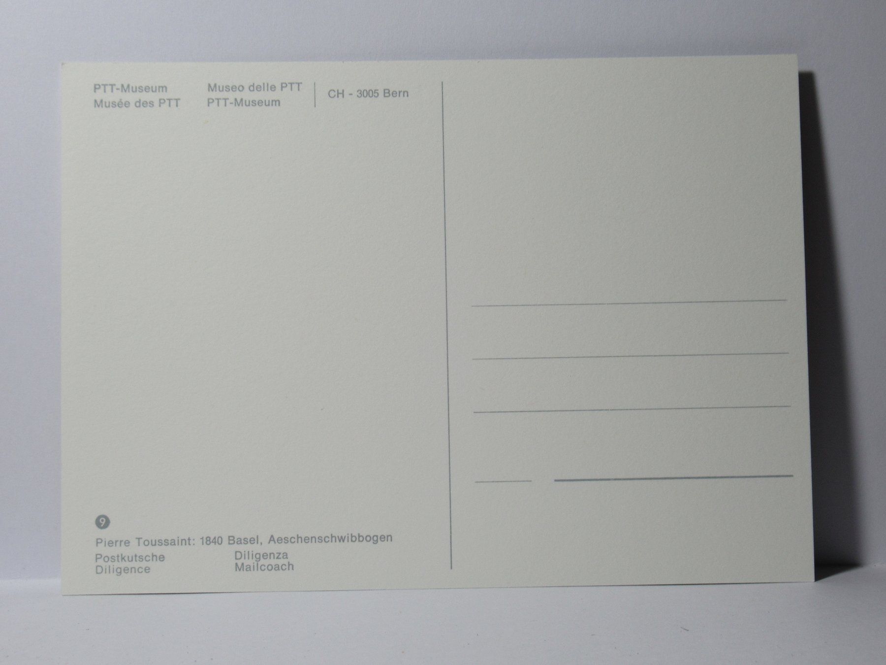 Cartes postales: Bildpostkarte , Postkutsche ,  Basel – Neuf (Voir description) à Grenchen par Bluemchen1900 2