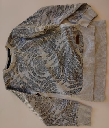 EN*FANT Pullover Gr. 116 mit Farnmuster, Top Zustand!