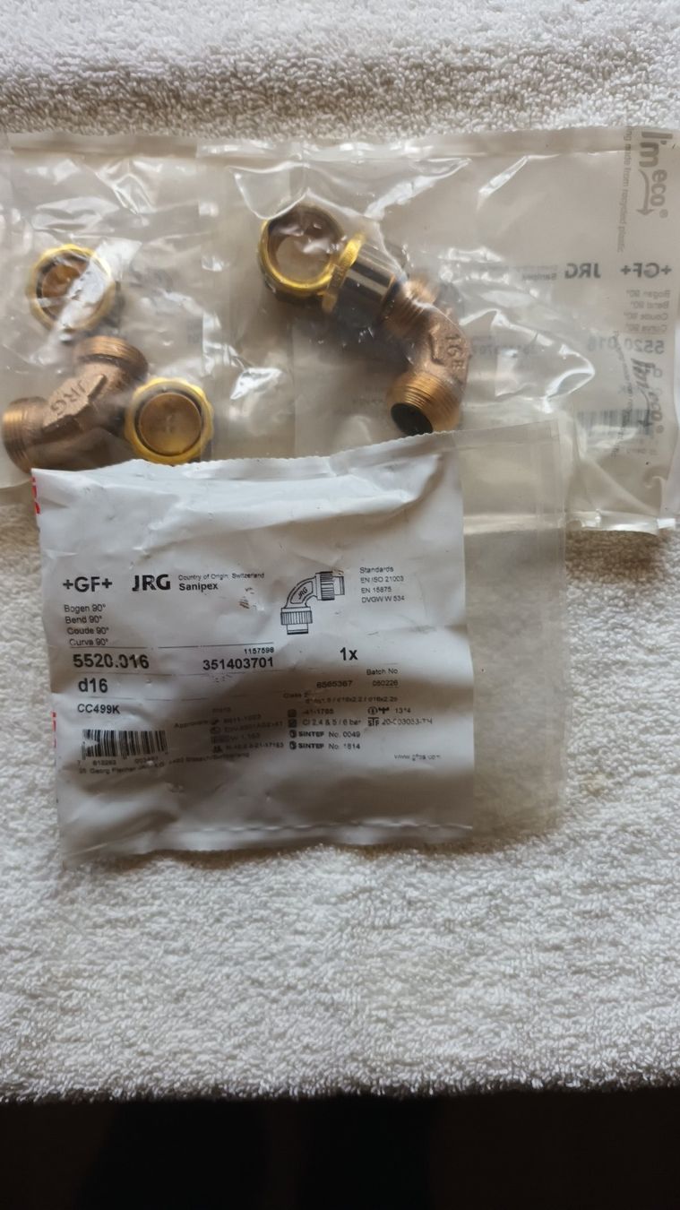 Armaturen: JRG Sanipex Winkel – Neu und originalverpackt aus Reigoldswil von rocky037