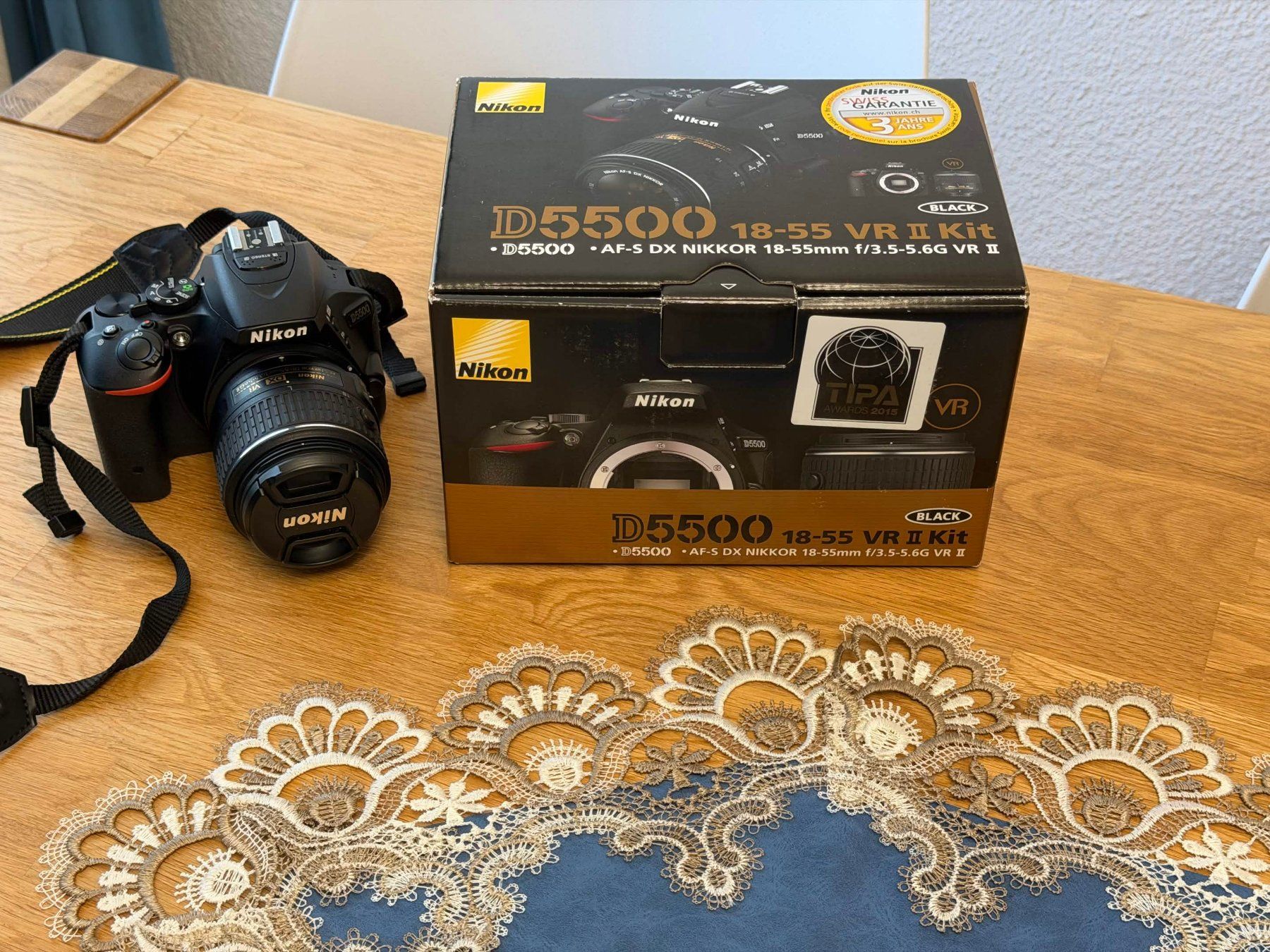 Nikon Fotocamera: Nikon D5500 Kit – Usato da Untersiggenthal venduto da msw_n99j