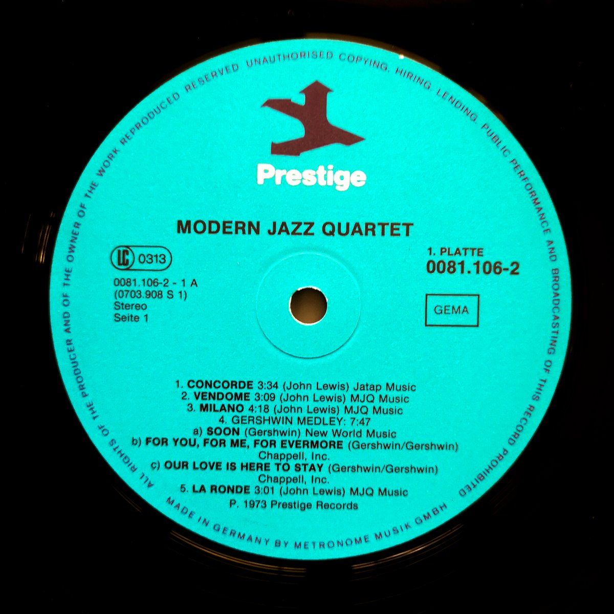 Dischi in vinile: The Modern Jazz Quartet - Doppel LP und 7" Single – Usato da Sargans venduto da Botanico 4