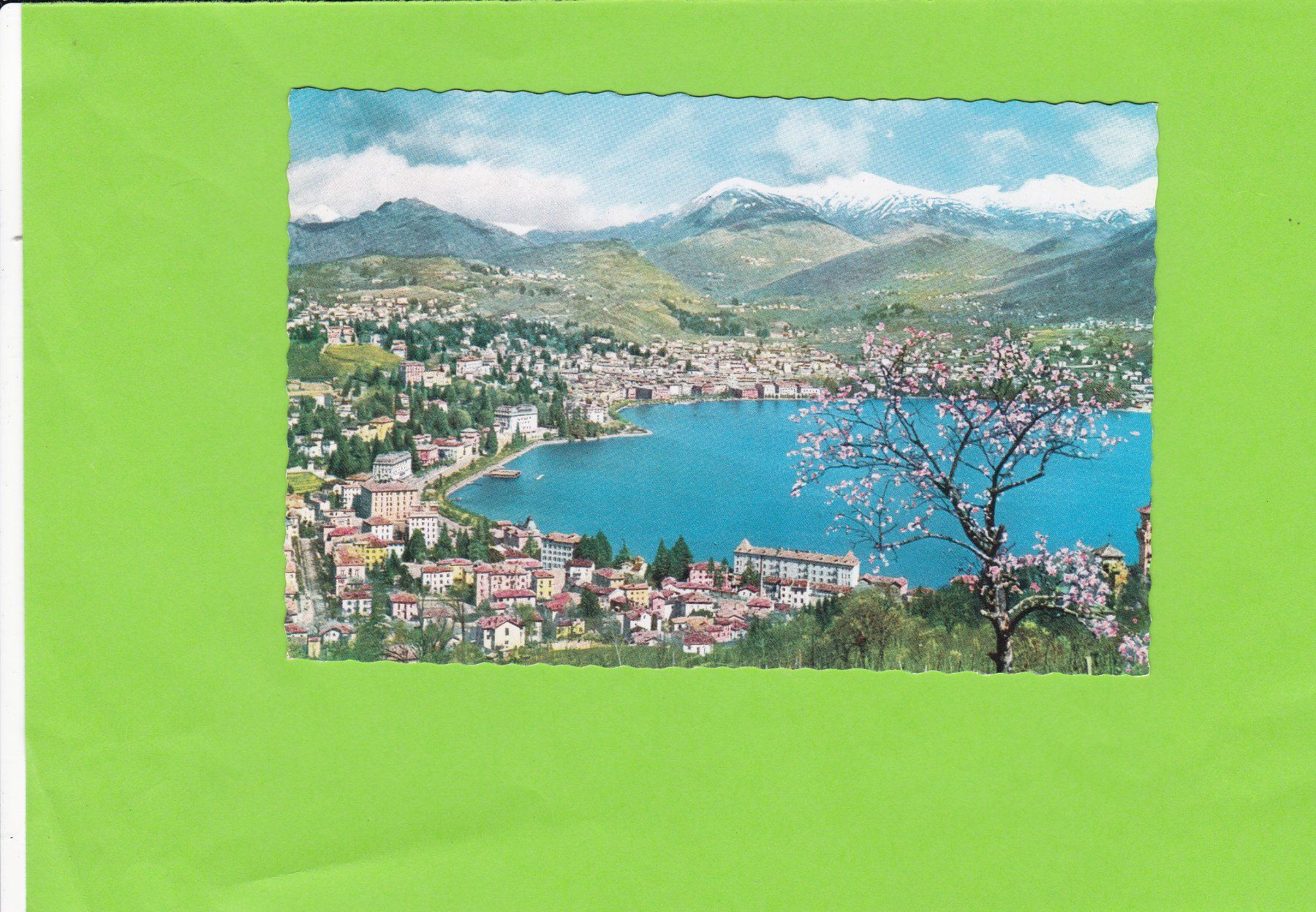 Ansichtskarten: Lugano-Panorama – Gebraucht aus St. Peterzell von neckertal