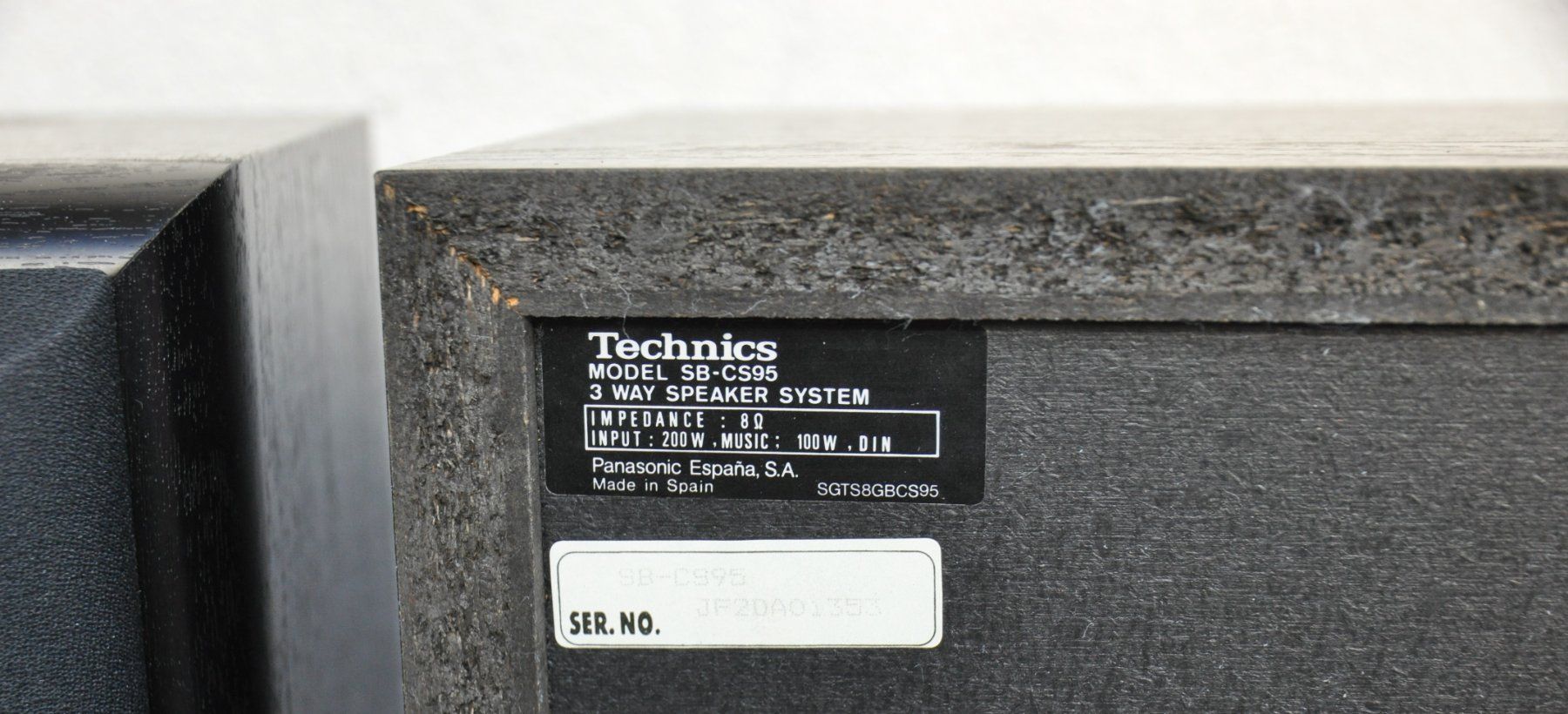 Technics Casse acustiche: Technics SB-CS 95  Loudspeakers – Usato da Oberglatt ZH venduto da Kumar2 5