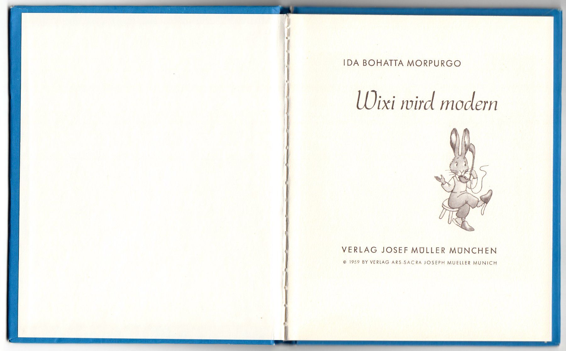 Libri: Ida Bohatta-Morpurgo - Wixi wird modern - 1959 – Usato da Zürich venduto da Adebar0 1