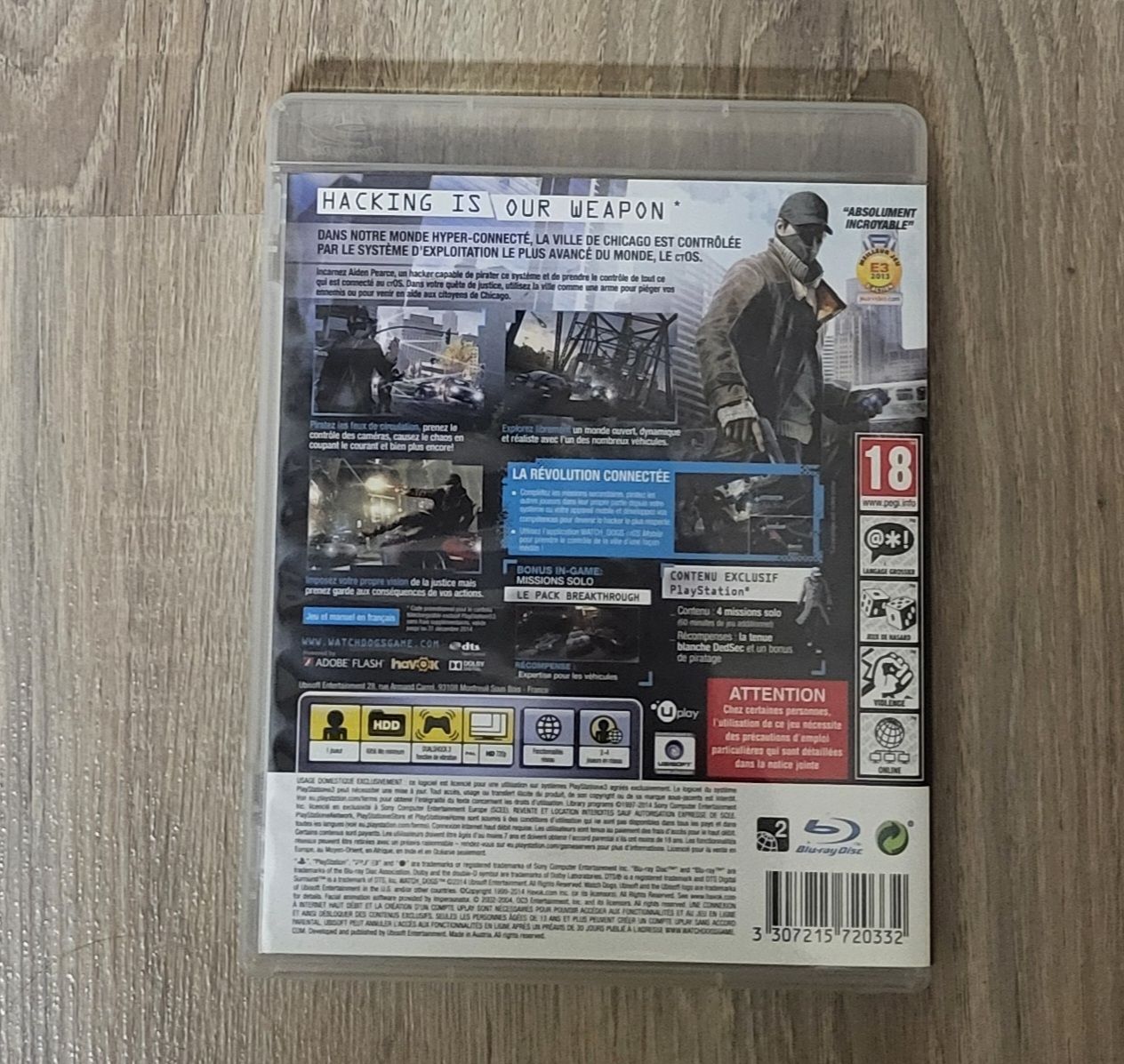 Jeux: Watch Dogs Edition Spéciale  Ps3 – D'occasion à Plagne par pnz75 1