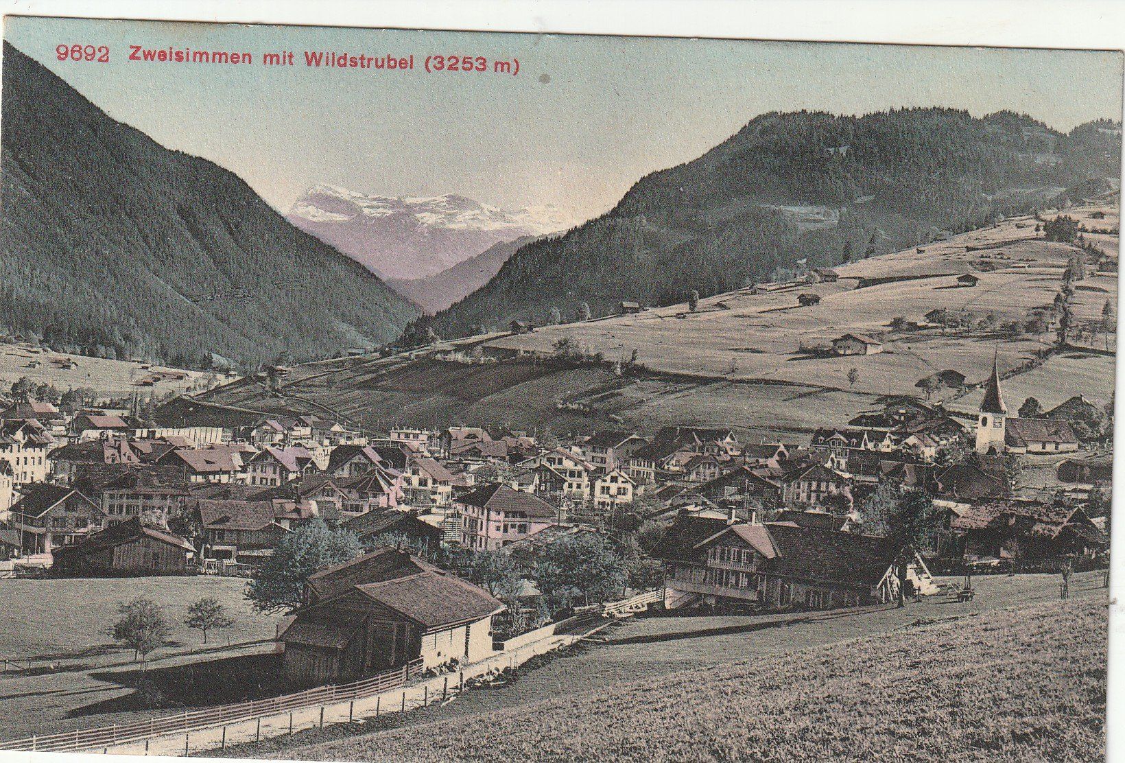 Cartoline postali: AK  Zweisimmen um 1915 – Usato da Rupperswil venduto da Ema10