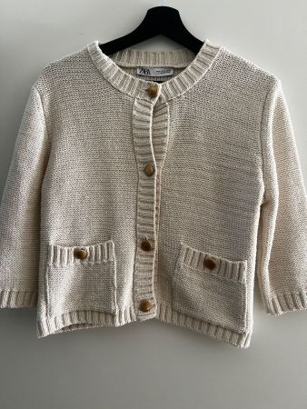 🤍 ZARA Jäckchen – Creme, Gr. M 🤍