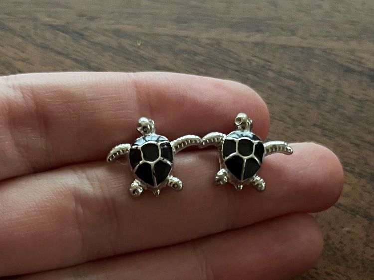 Orecchini pendenti & Orecchini a lobo: Ohrstecker Schildkröte – Nuovo e nell'imballaggio originale da Gams venduto da Mariawicca 2