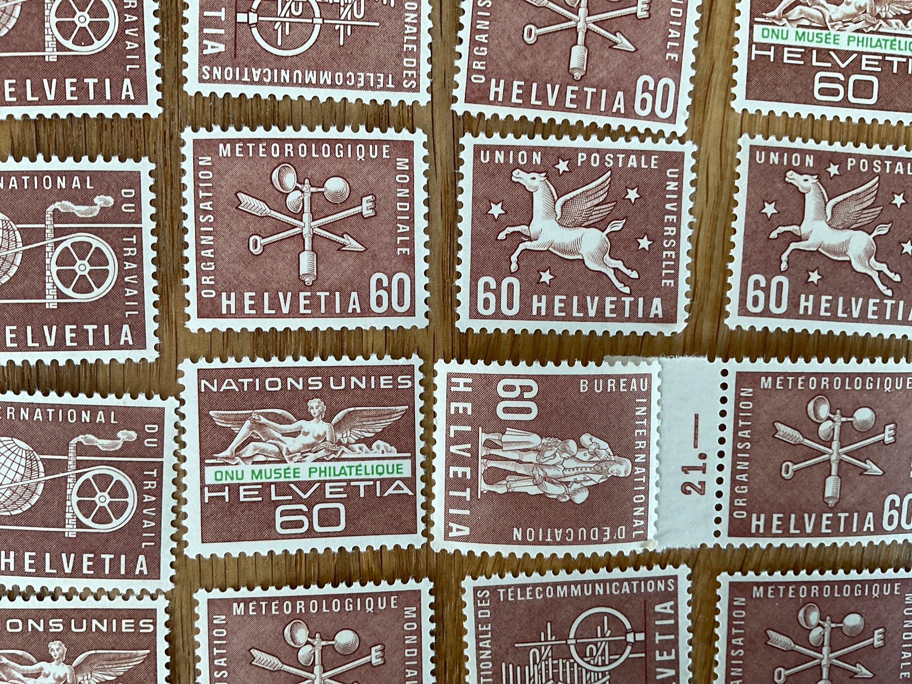 Tutti i francobolli: 60Fr Ämter Frankaturware ungestempelt postfrisch Sammlung – Nuovo (secondo la descrizione) da Wil SG venduto da Chefsugus 5