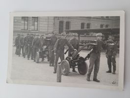 Historische Fotografie Militär-Artillerie Geschütze RN