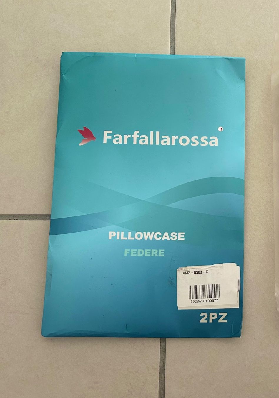 Biancheria da letto: 2 federe per cuscino – Nuovo e nell'imballaggio originale da Bellinzona venduto da RossoScarlatto 1