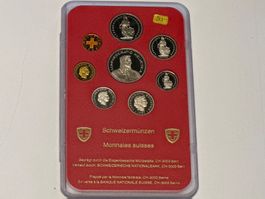Schweizer Münzsatz 1984 PP ohne Hülle