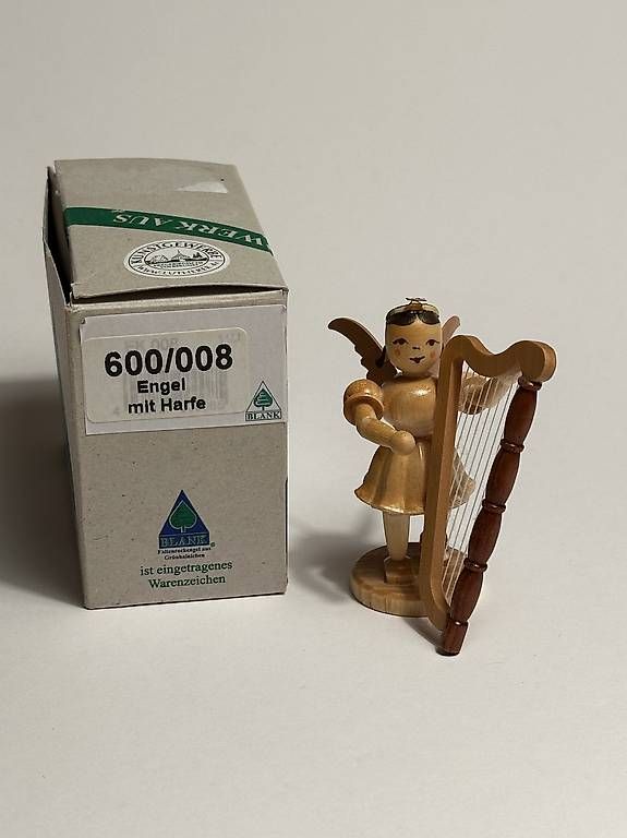 Figuren: Blank kurzer Faltenrockengel ? Harfe EK 008 – Neu (gemäss Beschreibung) aus Zürich von ialynn 2