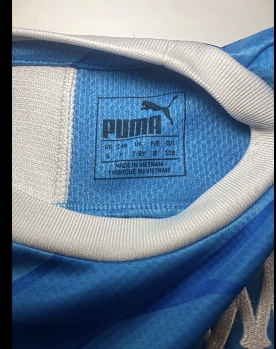 Puma Scarpe, pantaloni & magliette da ginnastica: Maillot Marseille Taille 7-8 ans – Usato da Petit-Lancy venduto da Hpk_tbk 2