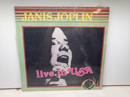 Janis Joplin" Live in USA" Vinyl RAR Made in Rumänien 1991