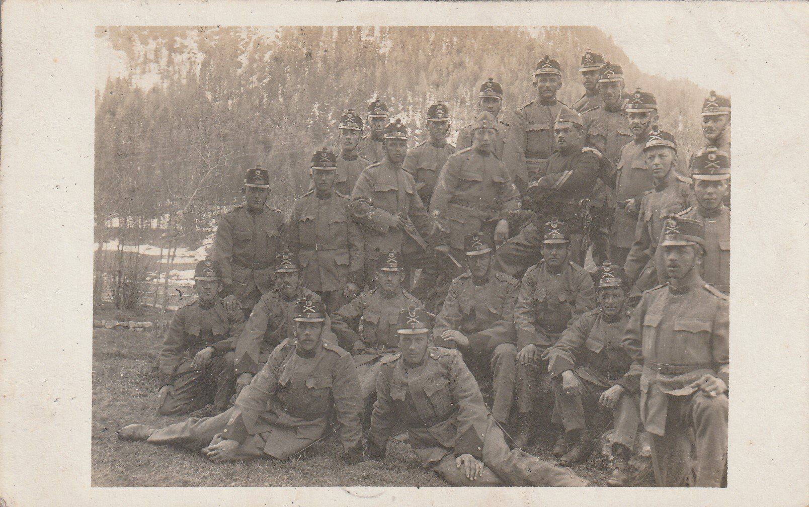 Ansichtskarten: Militär- Schweiz-Flums Graubünden-1917 – Gebraucht aus uttwil von Koehlerfred