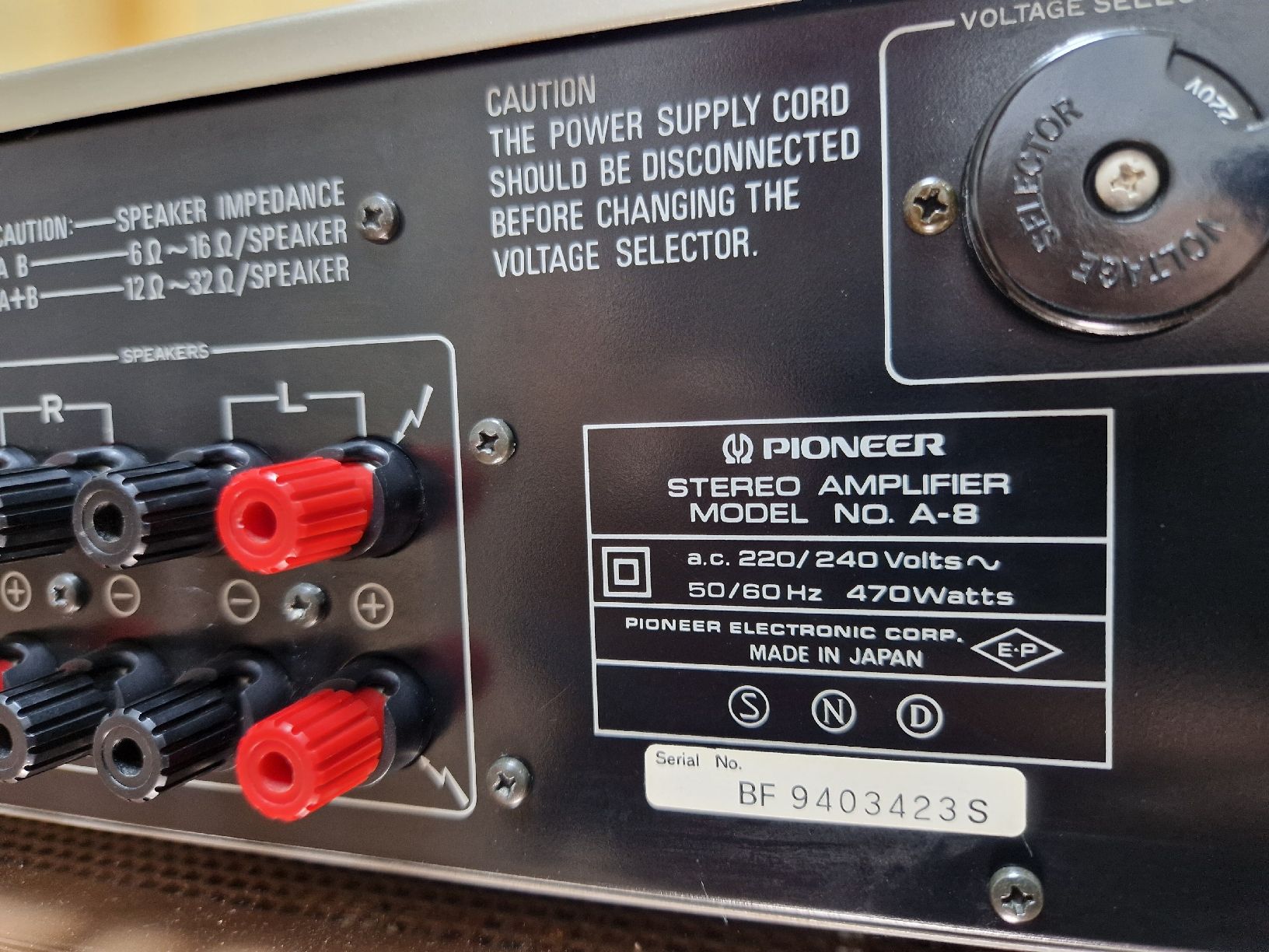 Pioneer Amplificateurs: Pioneer A 8 – D'occasion à Arbon par Mayak_Sound 8