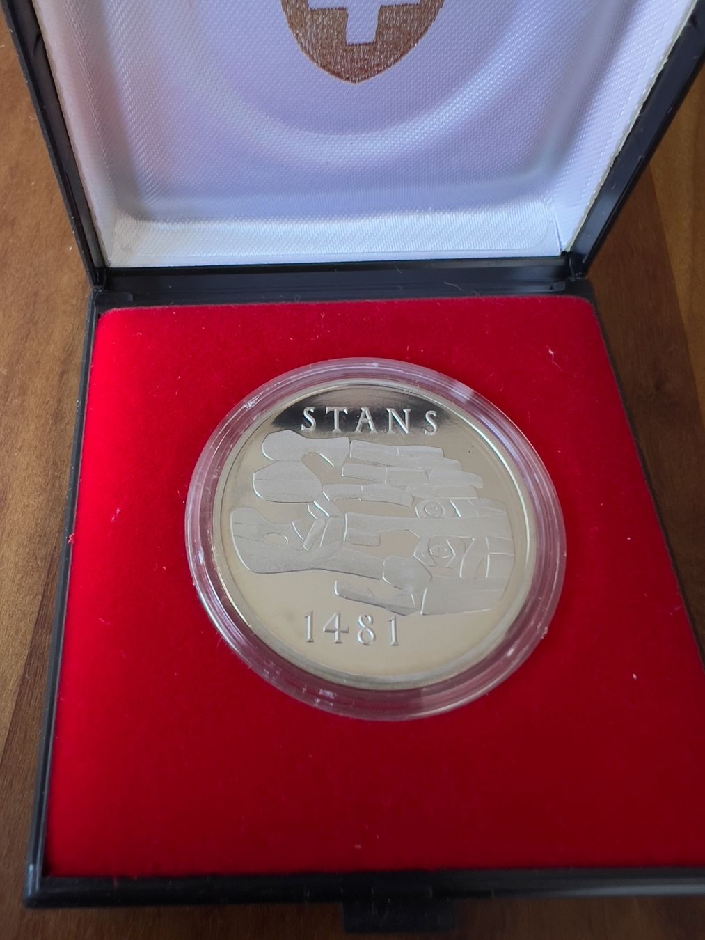 Tutti le monete: 5 Franken 1981 Gedenkmünze "Stans" PP – Nuovo e nell'imballaggio originale da Oberwil BL venduto da Rreitzer 2