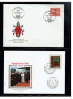 Briefe mit FDC Briefmarken Papstbesuch Genf CH 1969/ 1982