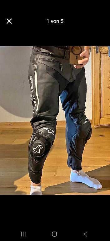 Pantaloni: Alpinestars Lederhose V3 Gr. 50 – Usato da Luzern venduto da Robertos.Fundgrube