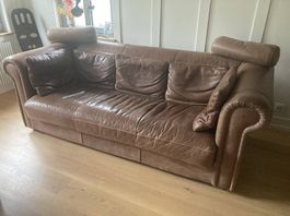 Ledersofa 