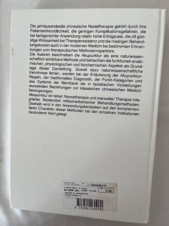 Bücher: Akupunktur, Tradition,Theorie,Praxis Neuwertig – Gebraucht aus Champfer von sancorim 1