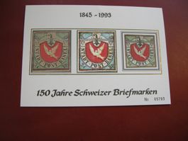18945-1993, 150 JAHRE SCHWEIZER BRIEFMARKEN, No 05793, DRUCK