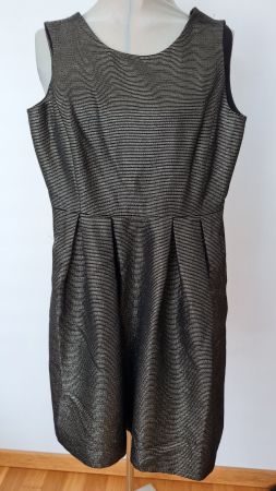 Robe Claudie Pierlot taille 34 noire dorée