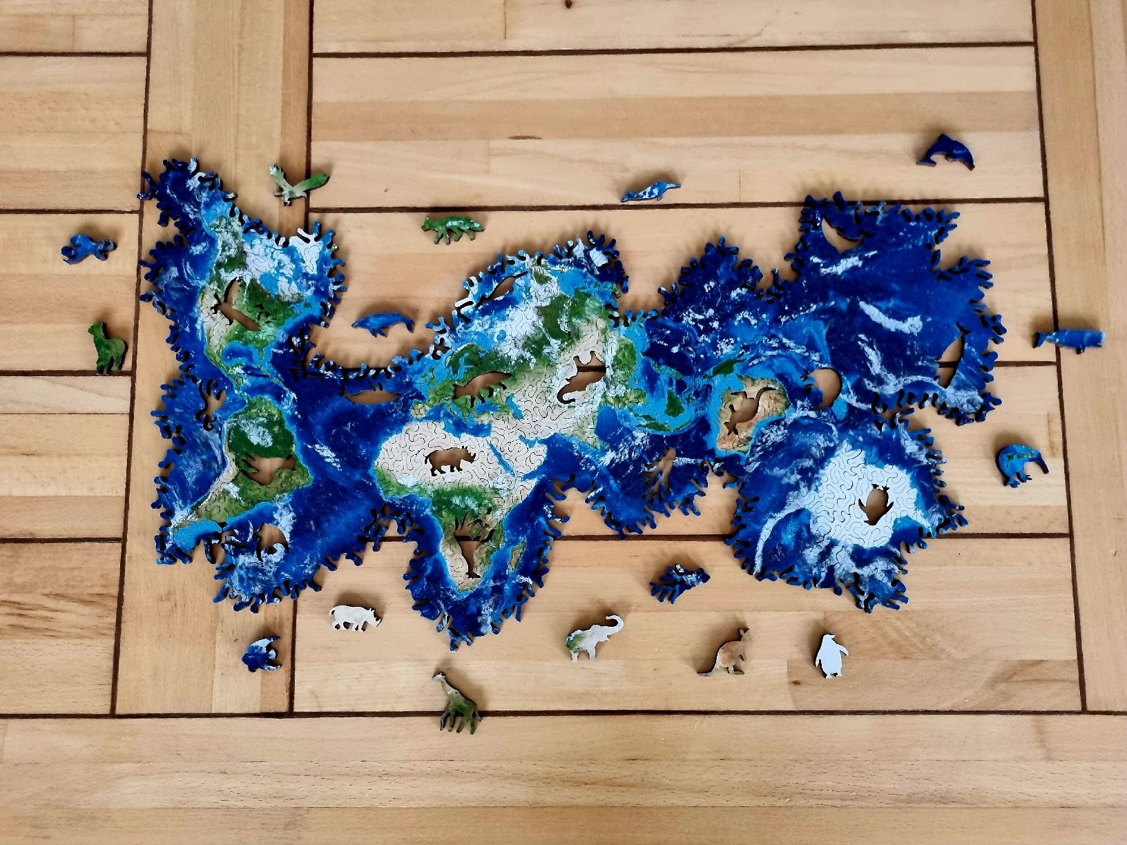 Puzzles: Holzpuzzle Earth Weltkarte – Neu (gemäss Beschreibung) aus Brugg AG von tay_f57k