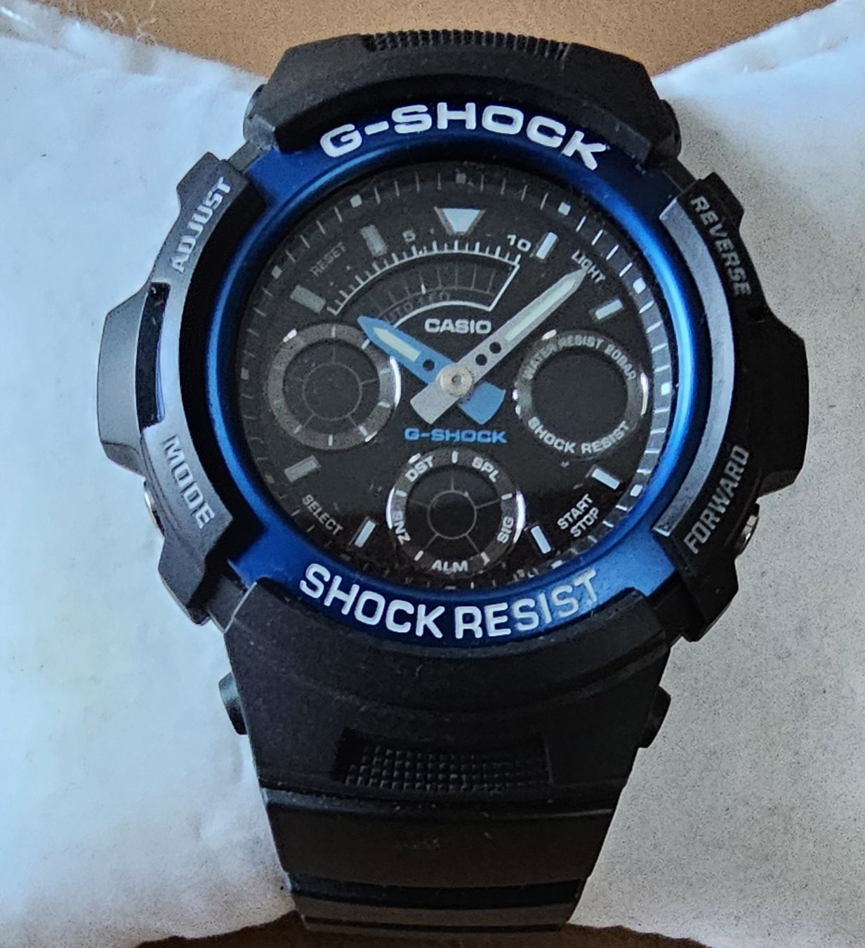 Casio Uhren: Casio Quartz Herrenuhr 46mm – Gebraucht aus Speicher von Lemore 1