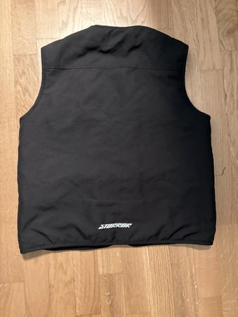 Schwarze Storror Weste/Gilet für Herren, Grösse M