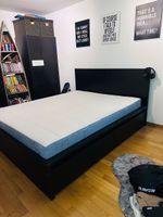 IKEA Malm Bett mit Schubladen und Matratze 