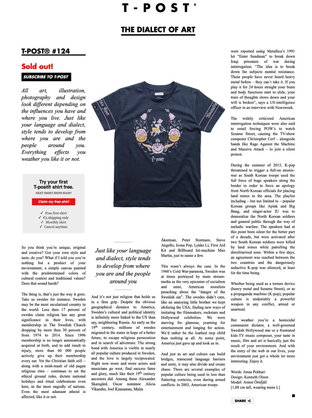 T-shirt: T-post.com Special T-Shirts mit Background - Grösse M – Nuovo (secondo la descrizione) da Münsingen venduto da Omasaki