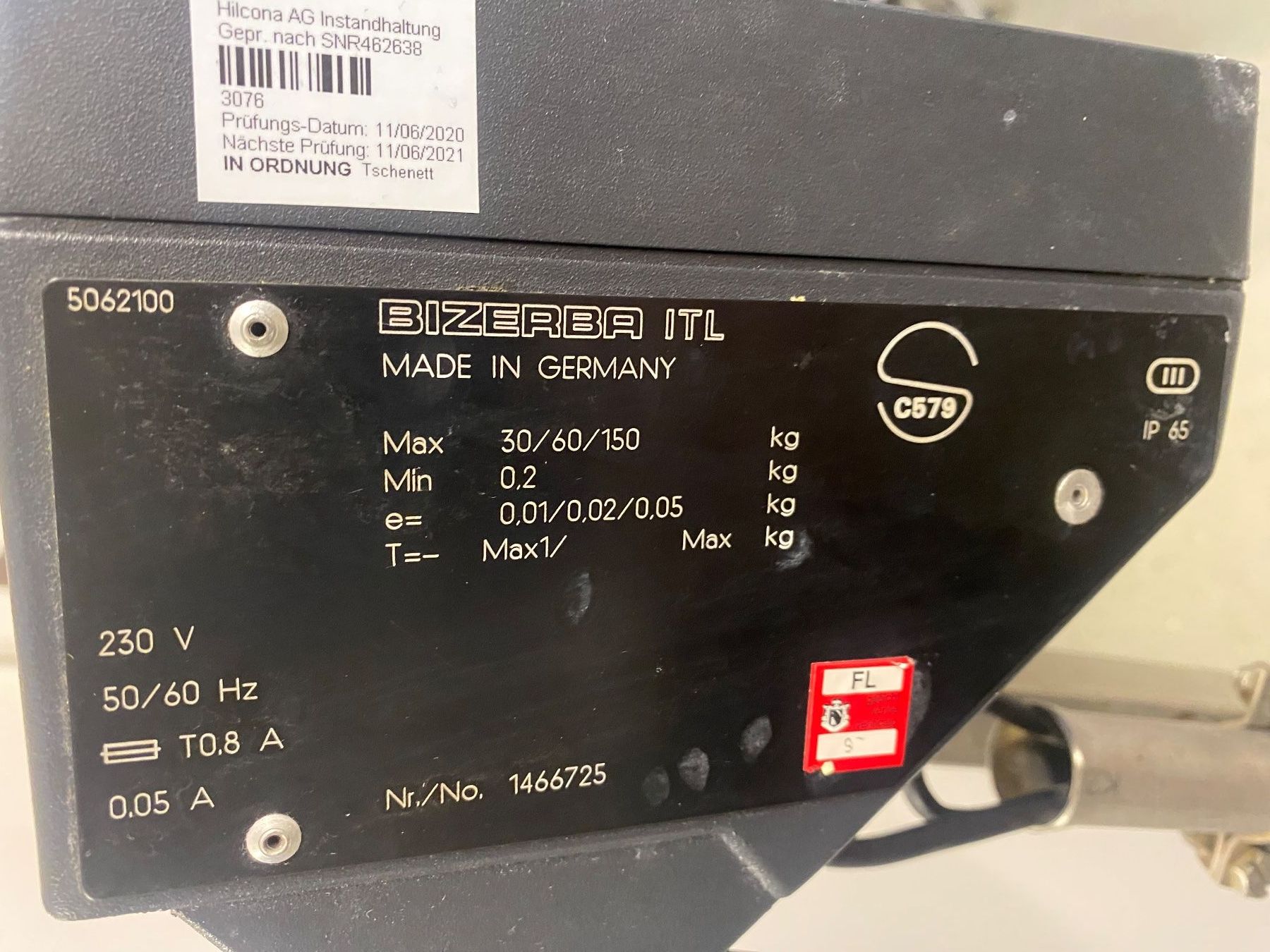 Bizerba Accessori da laboratorio: Bizerba ITL Waage digitale Standwaage mit Wiegeplattform – Usato da BERNECK venduto da kappi321 2