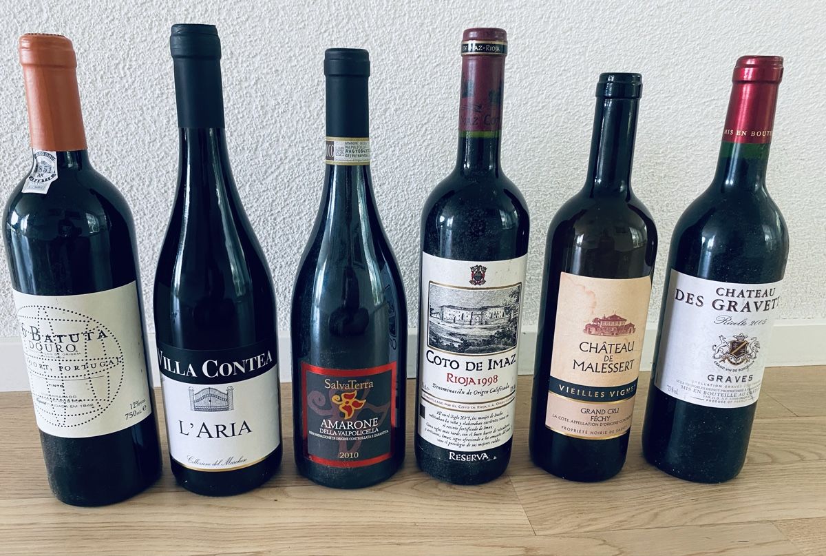 Vino: 6 HOCHWERTIGE ROTWEINE  – Nuovo e nell'imballaggio originale da Malters venduto da Kuettel1 6