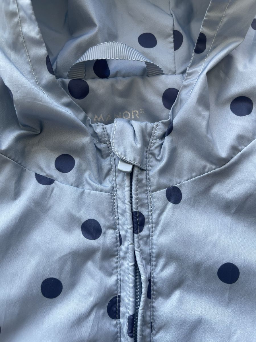 Jacken & Mäntel: Neuwertige Übergangs/Windjacke taubenblau Gr. 116 – Gebraucht aus Meilen von Golfer04 2