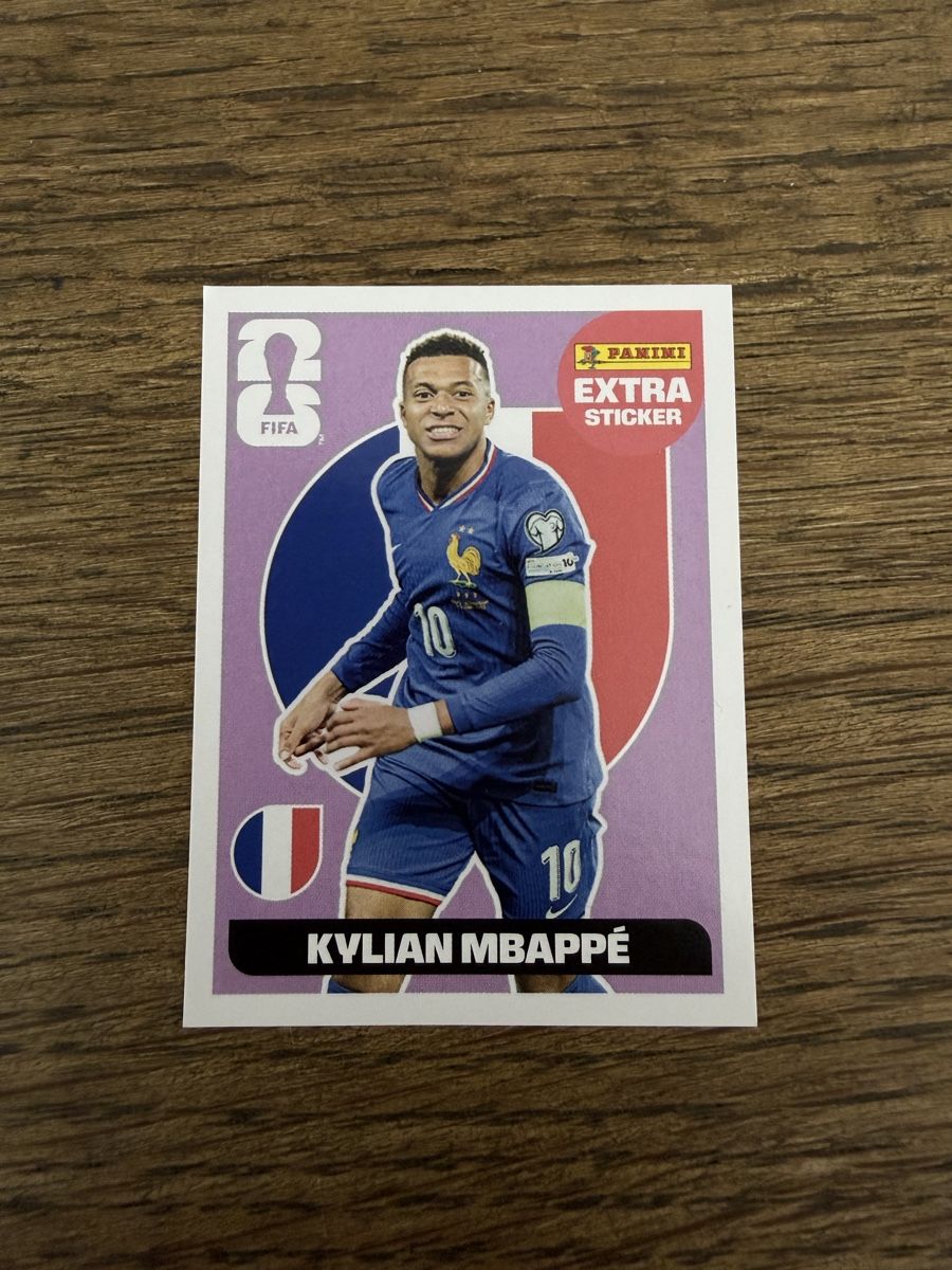 Panini Carte collezionabili: Panini Extra Sticker Kylian Mbappe – Nuovo (secondo la descrizione) da Seengen venduto da Gegu2