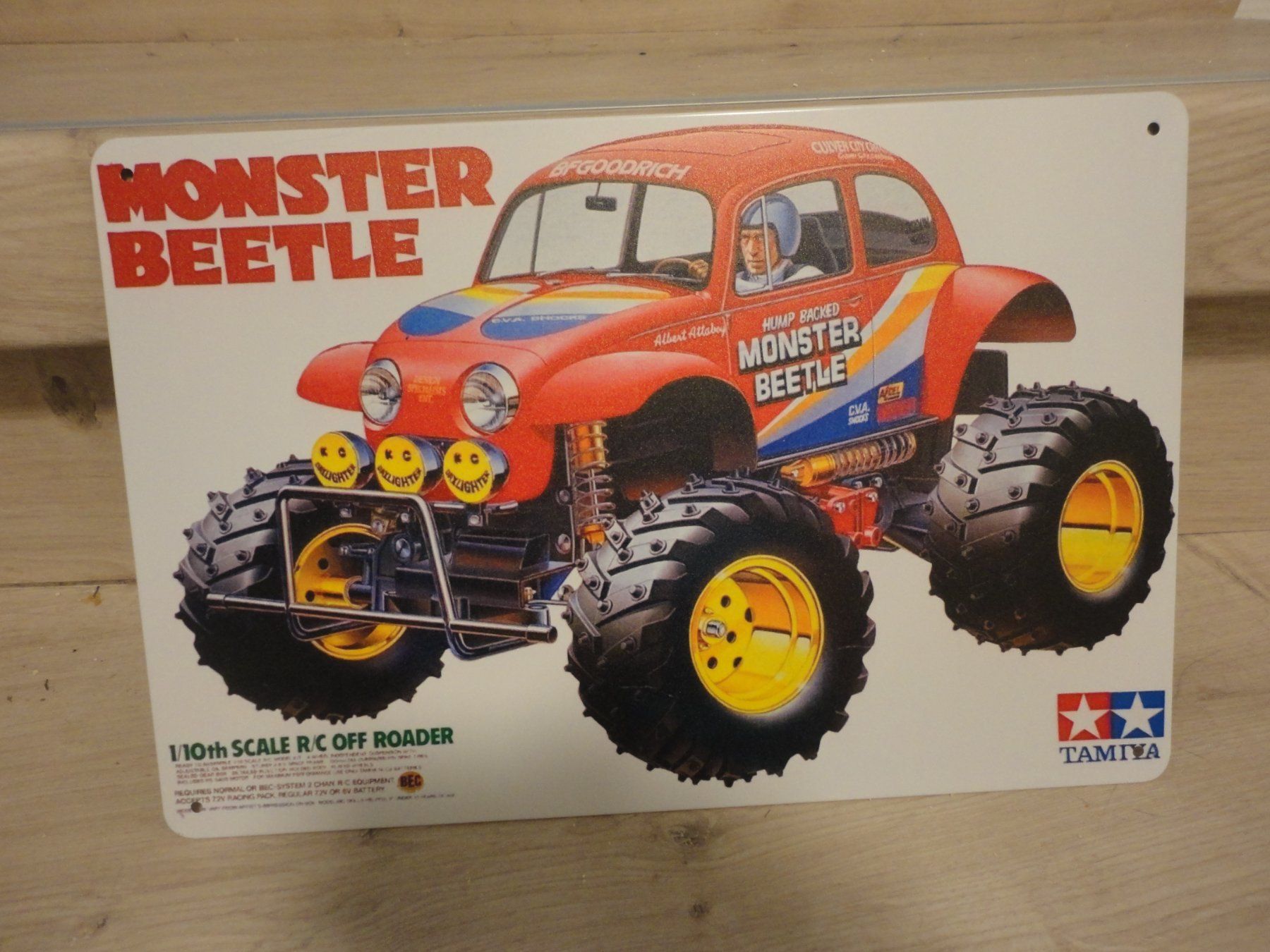 Modellismo RC: Blechschild, cooler Hingucker! Retro! – Nuovo e nell'imballaggio originale da Horgen venduto da RcModell