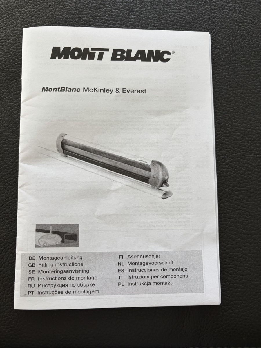 Mont Blanc Dachträger: Skiträger Mont Blank – Gebraucht aus Wollerau von markus_h