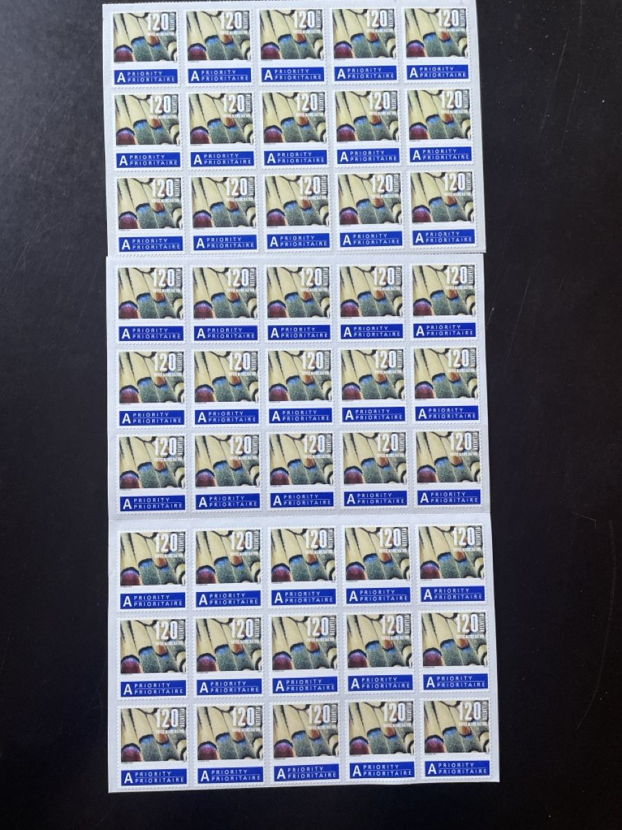 Alle Briefmarken: Briefmarken 45x1.20 – Neu (gemäss Beschreibung) aus Zürich von toffeeboo